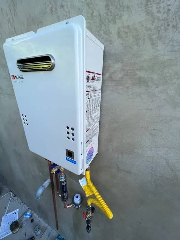 Tankless water heater installation for Tortiose homes